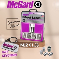 McGard Premium Wheel Locks M12x1.25 Locknut Lock Nut Sport Rim Nissan Suzuki Subaru