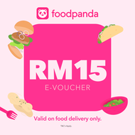 foodpanda (Food Delivery) RM15 e-Voucher (valid till 30 June 2024)