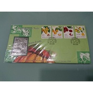 1998 Malaysia FDC Royal Selangor Pewter - Rare Fruits of Malaysia