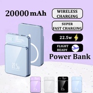 22.5W Magnetic Wireless Power Bank 20000mAh Portable Charger Powerbank LED Compatible Apple iPhone 1