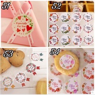 [SG SELLER] [FREE SHIPPING] Message Stickers Thank You Sticker Gift Handmade Cookie Wedding Christmas CNY