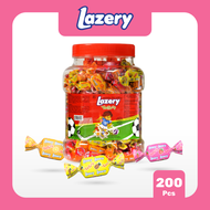 Permen Sugus Lazery Yogurt Isi 200Pcs (500 Gram) - Lazery Yogurt Candy / Permen Yogurt
