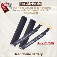 A1523 A1722 A2032 A2031 Replacement Battery 3.7V 25mAh For Airpods 1st 2nd  One Pair of for Air Pods