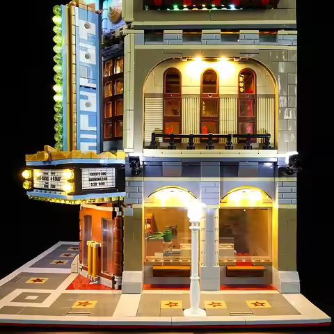 LED Lighting Set Suitable for LEGO Palace Cinema 10232 Building Blocks