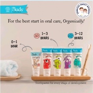 Buds Organic Children's toothpaste with fluoride (3-12years) 50ml