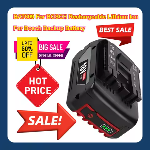 BAT609 18V 6.0/8.0/10Ah For BOSCH Rechargeable Lithium Ion Battery For Bosch Backup Battery