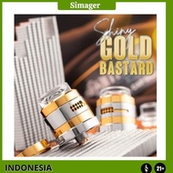 NITROUS SHINY GOLD B RDA DUAL CAP ONLY LIMITED 3 YEARS NITROUS 22MM Best Seller