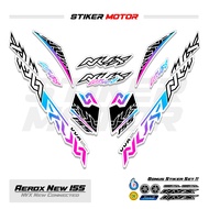 AC47 Striping NVX155 Aerox 155 Connected Sticker 2020 - 2025 Variation Lettering NVX typography