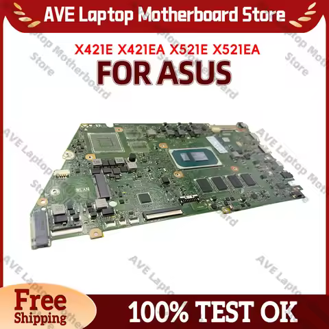 X421EA Laptop Motherboard For ASUS VivoBook K433E ADOL14EA I421E X421EAY R421E X421E S433E Mainboard