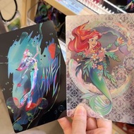 日本限定100周年紀念卡片週年閃卡美人魚小魚仙 jasmine茉莉公主美女與野獸postcard。收藏卡phantom賀卡擺設disneystore 。代購Disney日本東京迪士尼草莓熊勞蘇史迪仔愛