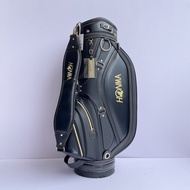 HONMA 6000-3 New Men's Golf Bag Premium PU Golf Standard Bag, Lightweight Waterproof Black Car Bag Stand