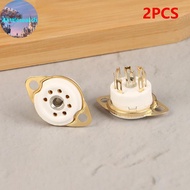 Alittlesearch 2 PCS 7pin B7G Ceramic Vacuum Tube Soet Valve Base For 6Z4/EAA91/EC92, Etc. Vintage Au