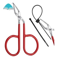 Cable Tie Opener Zip Tie Cable Tie Remover Tool Stainless Steel Zip Tie Cutter Tool with Silicone Ha