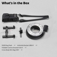 200w R200 Led Ring Speedlite Flash For Fuji Olympus Camera Ad200 Ad200pro Flash