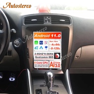 Qualcomm 665 Snapdragon Android 11.0 Car Multimedia Player GPS Navigation For Lexus IS200 IS250 IS35