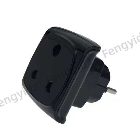 Large South African to EU European 4.8mm pins Plug Travel Adapter Converter 16A South Africa AC Powe