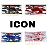 SCOOTER HONDA ICON BODY COVER STICKER SET