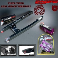 Y15 Y16 VERSION 2 DYNOPRO SWING ARM CUTTING STANDARD +2INCH  Y15ZR Y16ZR YAMAHA SWING ARM = 2INCH