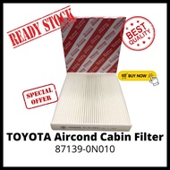 Toyota Cabin Filter Vios Ncp93 Ncp150 Wish Zge20 Alphard Anh20 Estima Acr50 Hilux Kun25 Aircond Spare Part 87139-0N010
