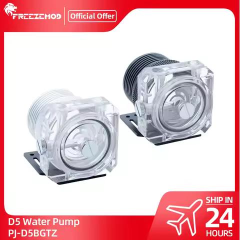 FREEZEMOD Domestic Imported D5 Water Pump Cooling Kit Transparent Pump Cover PJ-D5BGTZ Supports 60MM