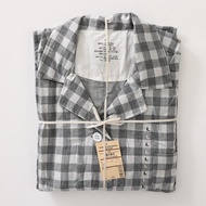 Muji Pure Cotton Pajamas - Unisex Spring/Summer Lightwear