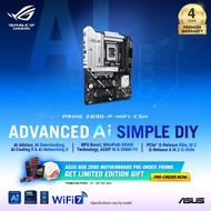 ASUS Intel PRIME Z890-P WIFI ATX motherboard, 14+1+2+1 (80A) power stages, DDR5 slots, PCIe 5.0, Thu