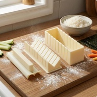 [lzdjlmy2ua] Sushi Shaping Set Set 3-Piece Sushi Press Set Food-Grade Onigiri Sushi Press