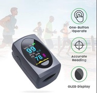 FINGERTIP - Pulse Oximeter 便攜式心率脈搏血氧監測儀【美國FDA認證】【抗疫必備 高精度，測量精準】【彩色 OLED 顯示】