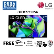 [Free Delivery Within KL]LG OLED77C3PSA 77" C3 4K Smart Self-Fit OLED Evo TV With AI ThinQ [Free HDMI &amp; Bracket]