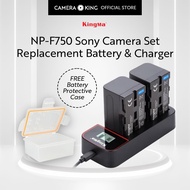 [KingMa] NP-F750 Camera Replacement Set | Battery | Charger for Sony Cameras using F750 Batteries