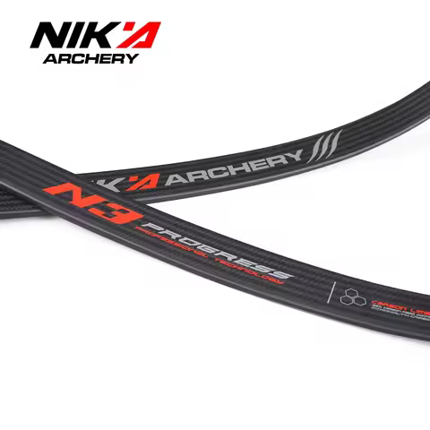 1 Pair 68" NIKA ARCHERY N3 Recurve Bow ILF Limbs Progress Series 20-50 Lbs N3 Carbon Fiber Limb Comp