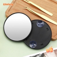 UMISTY Magnification Mirror, With Suction Cup 5x/10x/15x Makeup Mirror, Round Blackhead Magnifying M