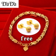 Gold 916 Gold Original bracelet for Women gold jewelry the bracelet phoenix tail bracelet women