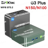 DDR4 16GB 512GB NVMe SSD WIFI6 BT5.2 Desktop Gamer Computer GMKtec G3 Plus Twin Lake N150 MINI PC G3