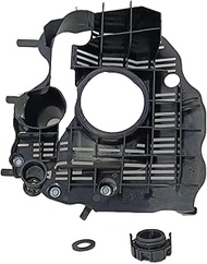 Engine Oil Pan Sump Baffle Windage Tray with Valve Compatible with Audi Q5 A4 allroad quattro A5 A6 
