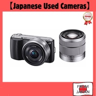 SONY Mirrorless Camera α NEX-C3 Double Lens Kit E 16mm F2.8 + E 18-55mm F3.5-5.6 OSS Included Black 