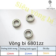 Bearing - Bearing 6801zz - Standard 12*21*5mm