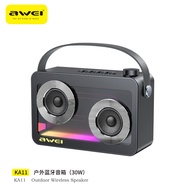 Awei 30W Bluetooth 5.4 speaker support 32GB TF AUX U disk OTG 8H Play time wireless speakers for Out
