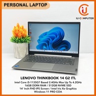LENOVO THINKBOOK 14 G2 ITL INTEL CORE I5-1135G7 16GB RAM UP TO 512GB NVME SSD USED LAPTOP REFURBISHE