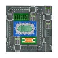Accessories Base Plate 32 x 32 City Base Plate for Soccer Field, Parking Lot, Road with Stone-Caving