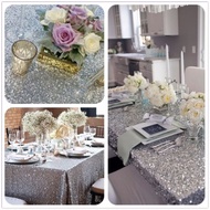 Kain sequin/Sequin cloth/table cloth/event decoration