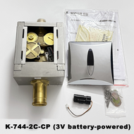 KOHLER ODEON โถสุขภัณฑ์แบบนั่งยองระบบเซ็นเซอร์ไร้สัมผัส K-744T-2C05-CP K-744-2C-CP ทั้งชุด (โปรดสังเ