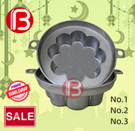 (B Boss) SALE Acuan Kuih Bakar Kemboja ALUMINIUM MOULD BAHULU / KUIH MOULD/ ACUAN KUIH BAHULU MOULD 