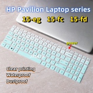 HP Pavilion Keyboard Cover HP Pavilion 15-eg Series Laptop 15 Inch Keyboard Protector 15-fc 15-fd 2023 Silicone HP 15-eh0091AU 15.6 Inch Laptop Keyboard
