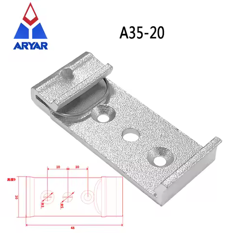 PCB Carrier Simple PCB Circuit Board Mounting Bracket Enclosure Bracket DIN Rail Mount