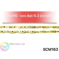 [100 heads] Thick TAIWAN Cos - Cos 6.3 MALE with blade (pronged), HS product, 6,3 copper core head w