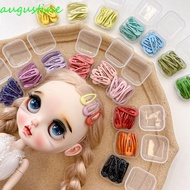 AUGUSTINE Blyth Hair Pins, Mini Colorful Glitter Blyth Doll Accessories, Mini Hair Clip 3cm DIY Cand