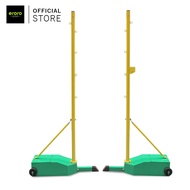 เสาแบดมินตัน ฐานมีล้อเลื่อน Badminton Net Pole เสาตั้งตาข่ายสำหรับตีแบด