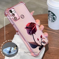 Trường hợp đối với OPPO A53 2020 A33 A32 a11s A53S mạ chống rơi điện thoại trong suốt vỏ Oppo cph212