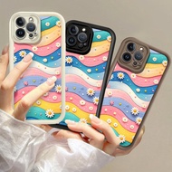 Phone Casing For OPPO F5 Youth F7 F9 F11 Pro F17 Pro F19 Pro F21 Pro Fresh Waves Rainbow Flower Sea 